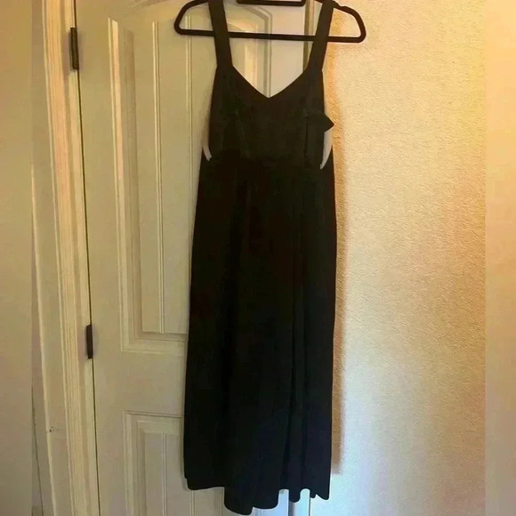 Zara black and tan women’s adorable jumpsuit, wide leg, cropped, size Medium - Picture 4 of 8